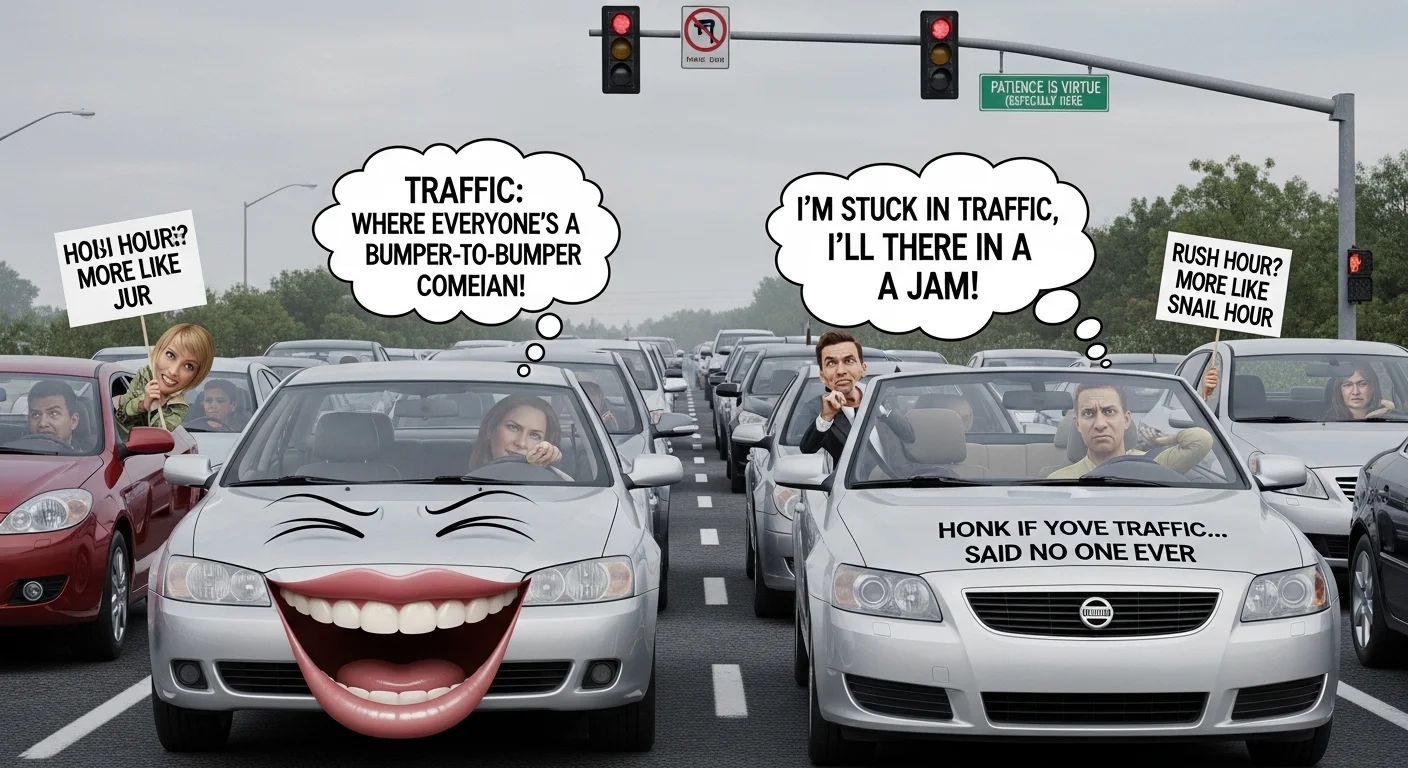 Relatable Traffic Jam Puns