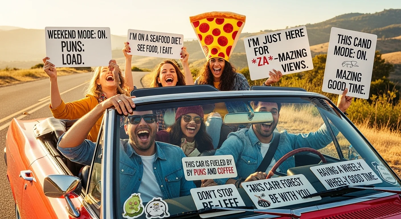 Road Trip Weekend Puns