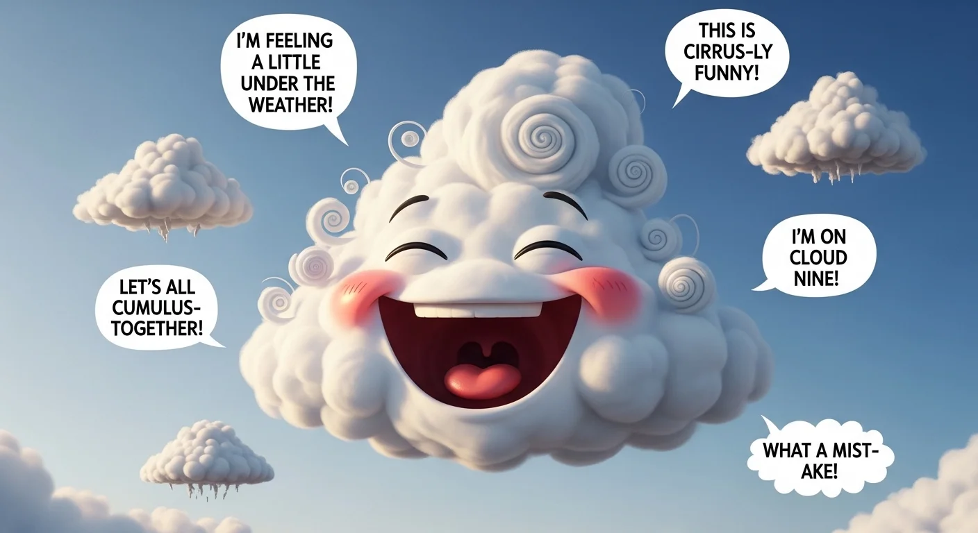 Short One-Liner Cloud Puns