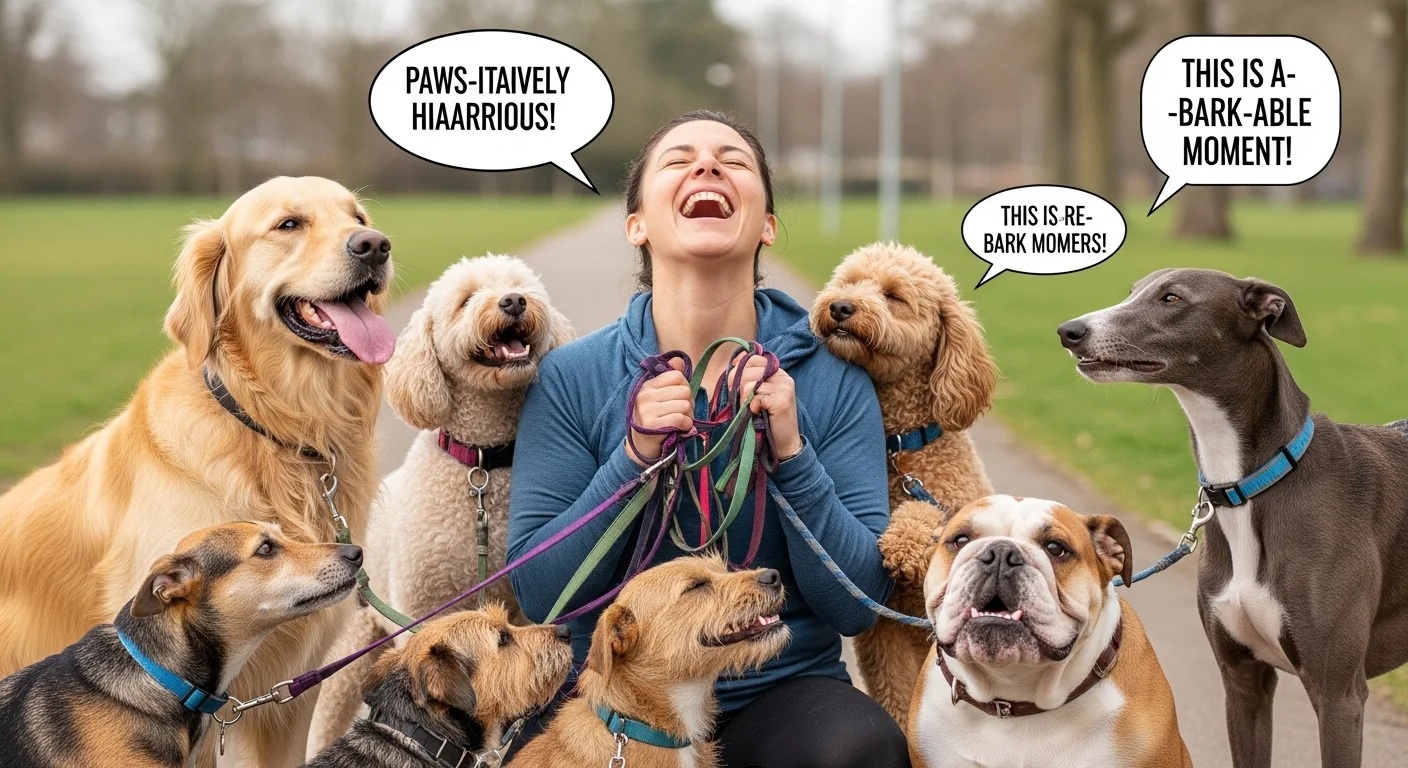 Short One-Liner Dog Walker Puns