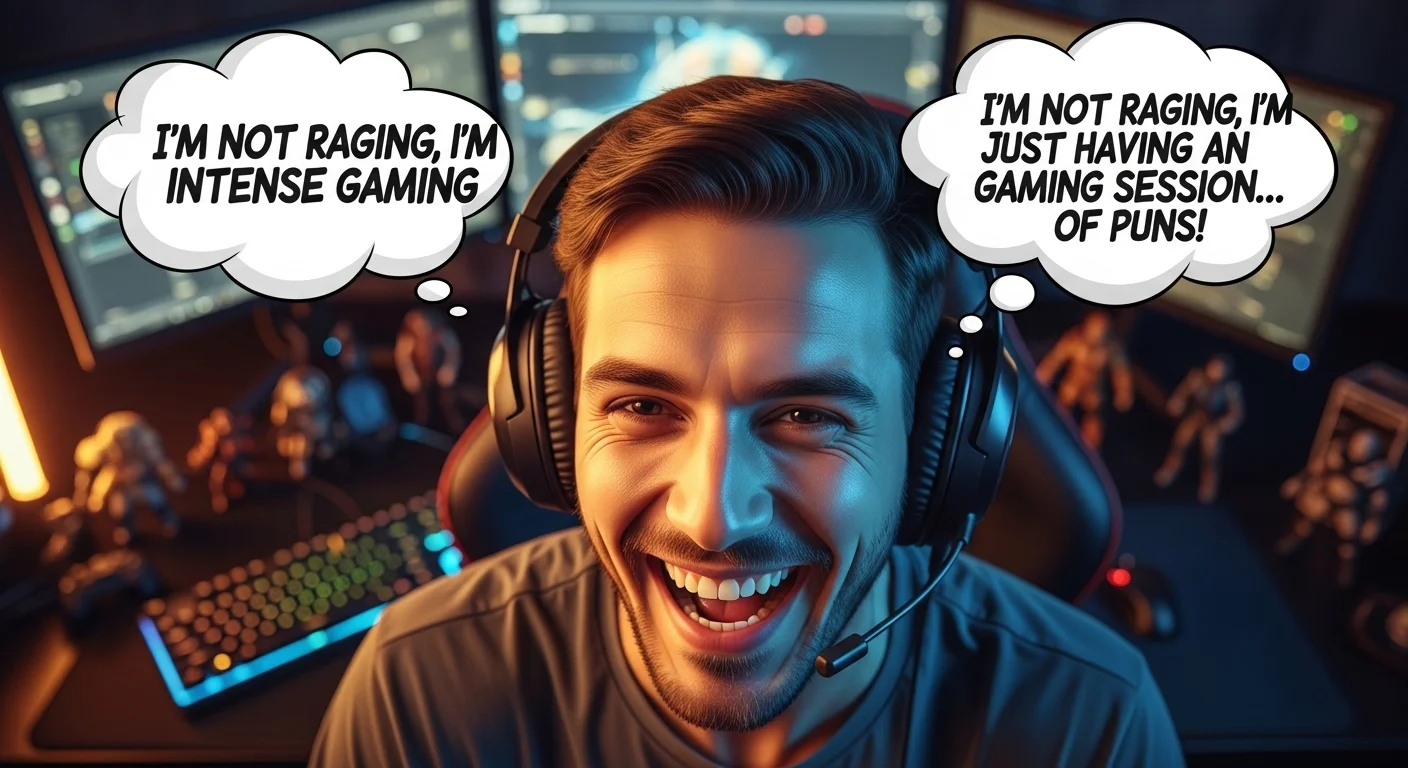 Short One-Liner Gamer Rage Puns