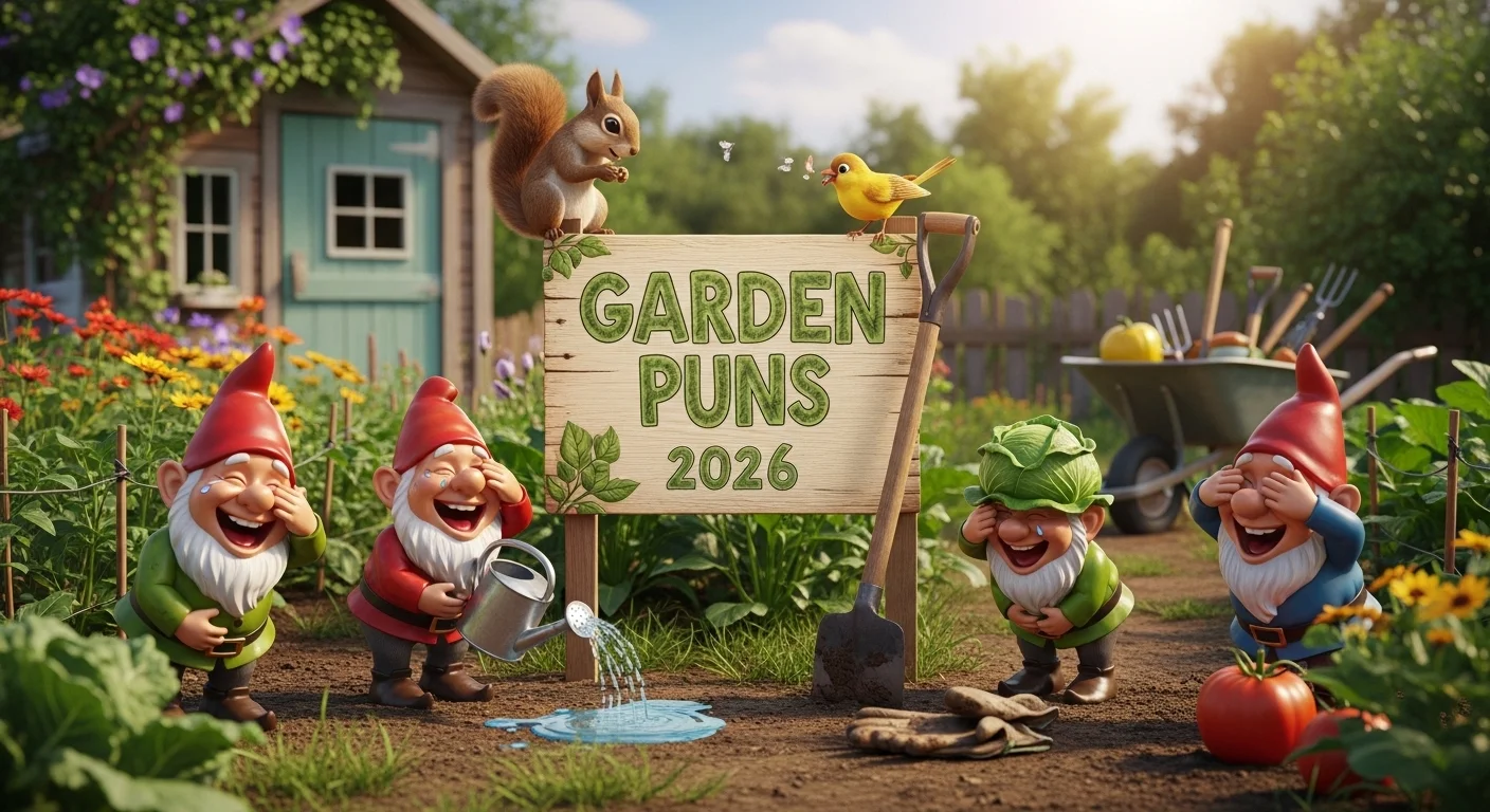 Short One-Liner Garden Puns