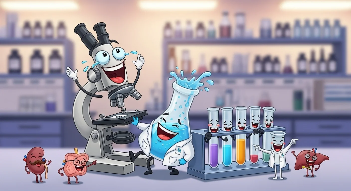 Short One-Liner Pathology Jokes