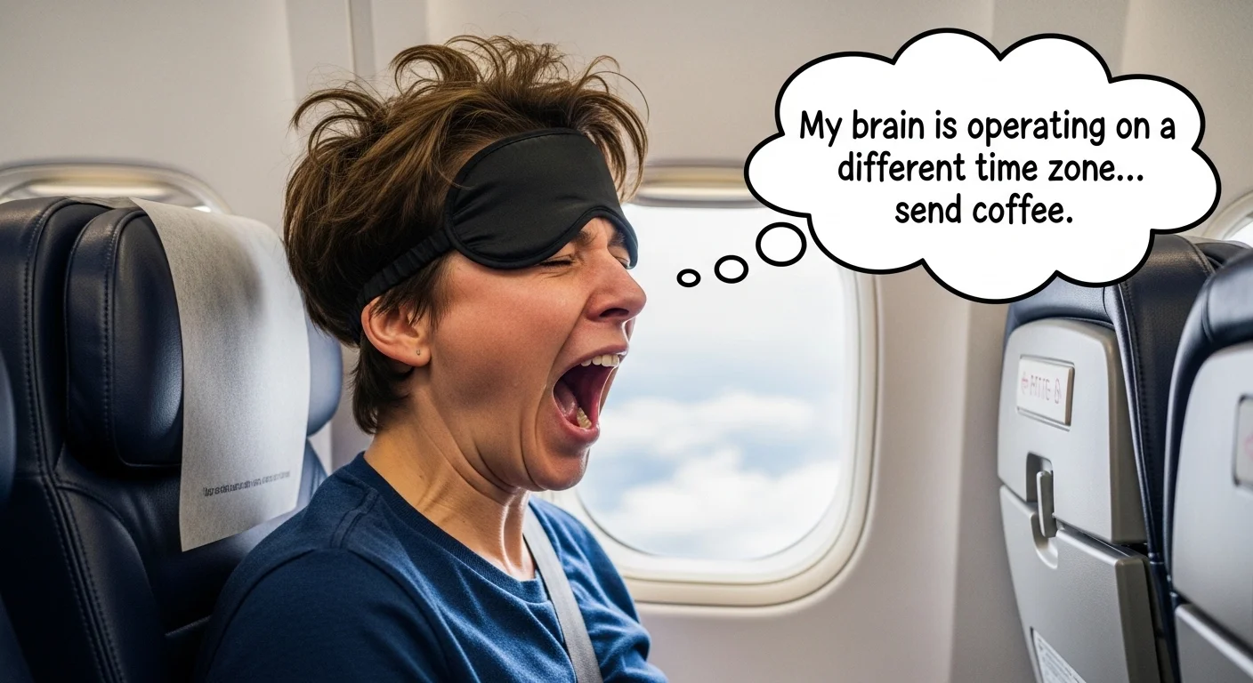 Slightly Edgy Jet Lag Puns