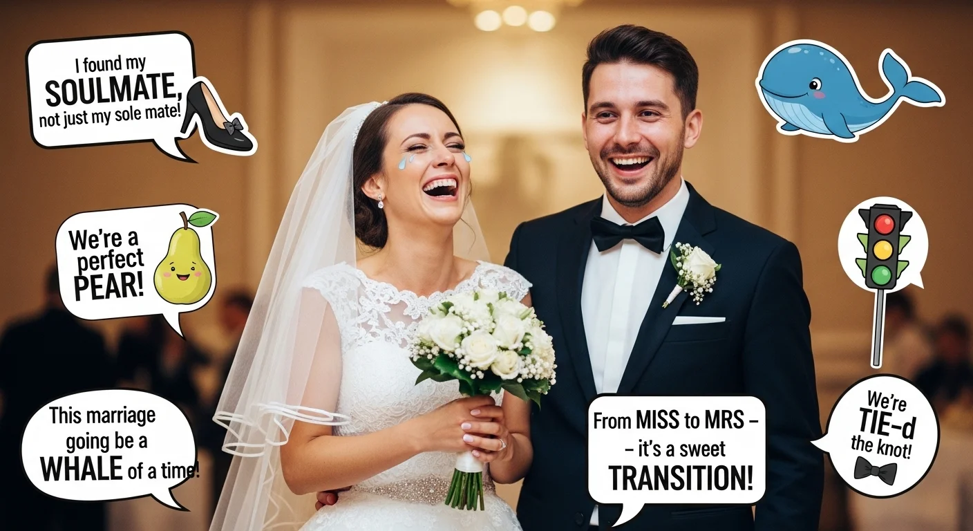 Wedding Day Chaos Puns