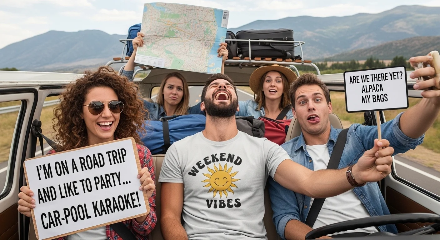 Weekend Trip Wordplay Puns