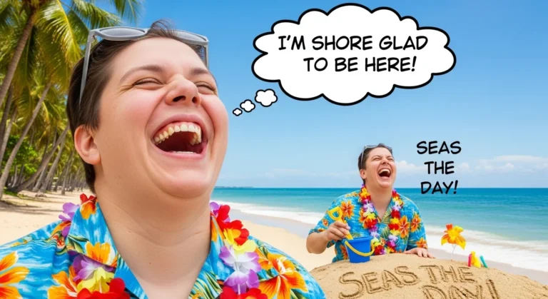 beach vacation puns