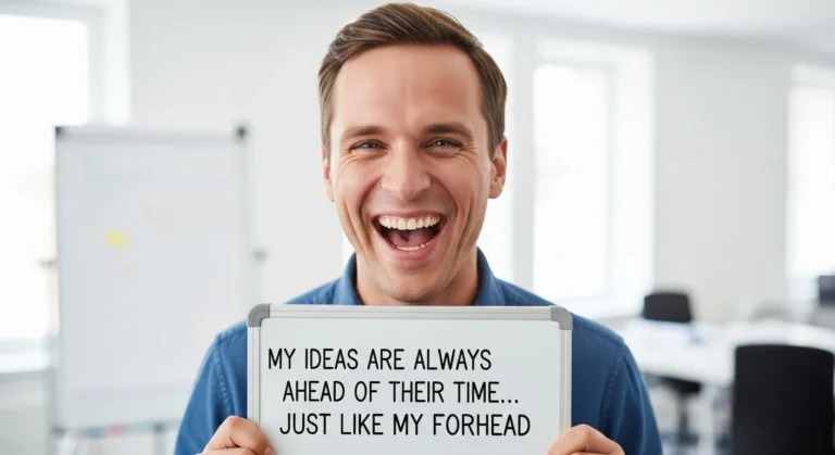 big forehead puns