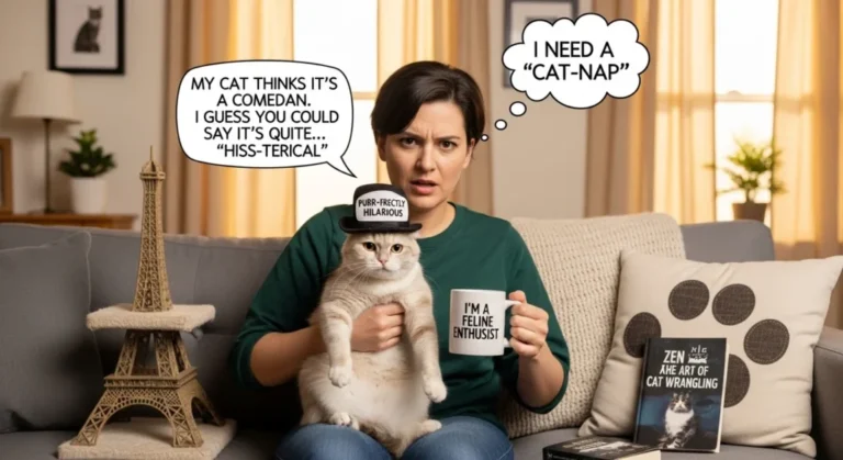 cat owner puns