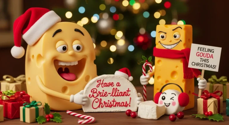 christmas cheese puns