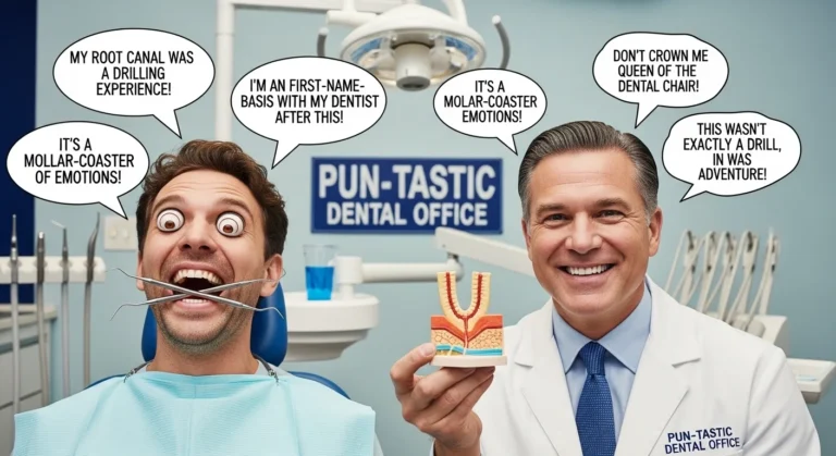comedy root canal puns