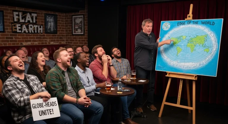 flat earth jokes