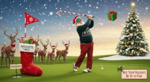 golf christmas puns