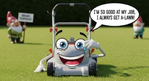lawn mower puns
