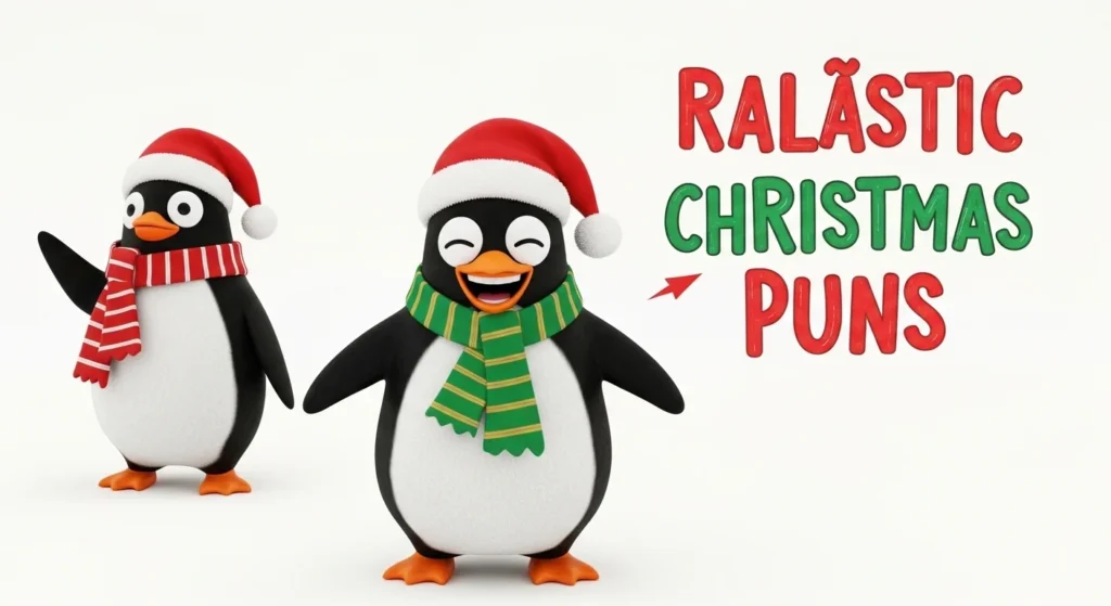 penguin christmas puns