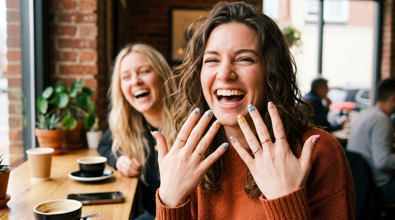 Fingernail Puns for Friends