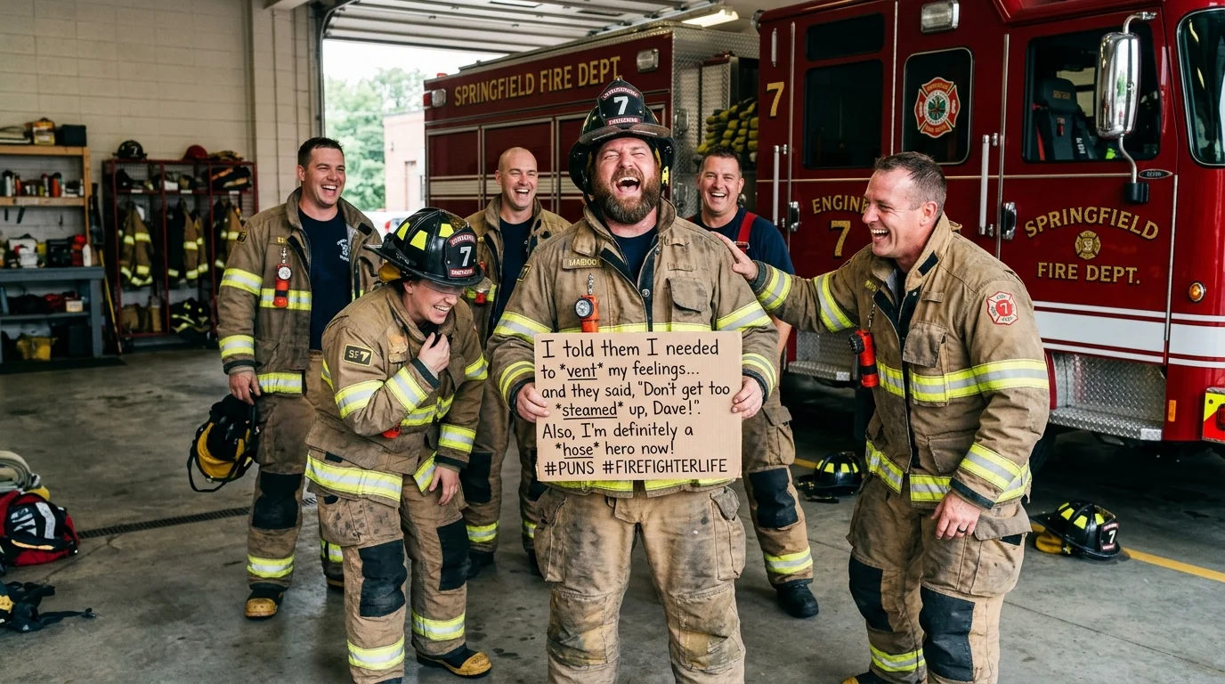 Firefighter Party Puns
