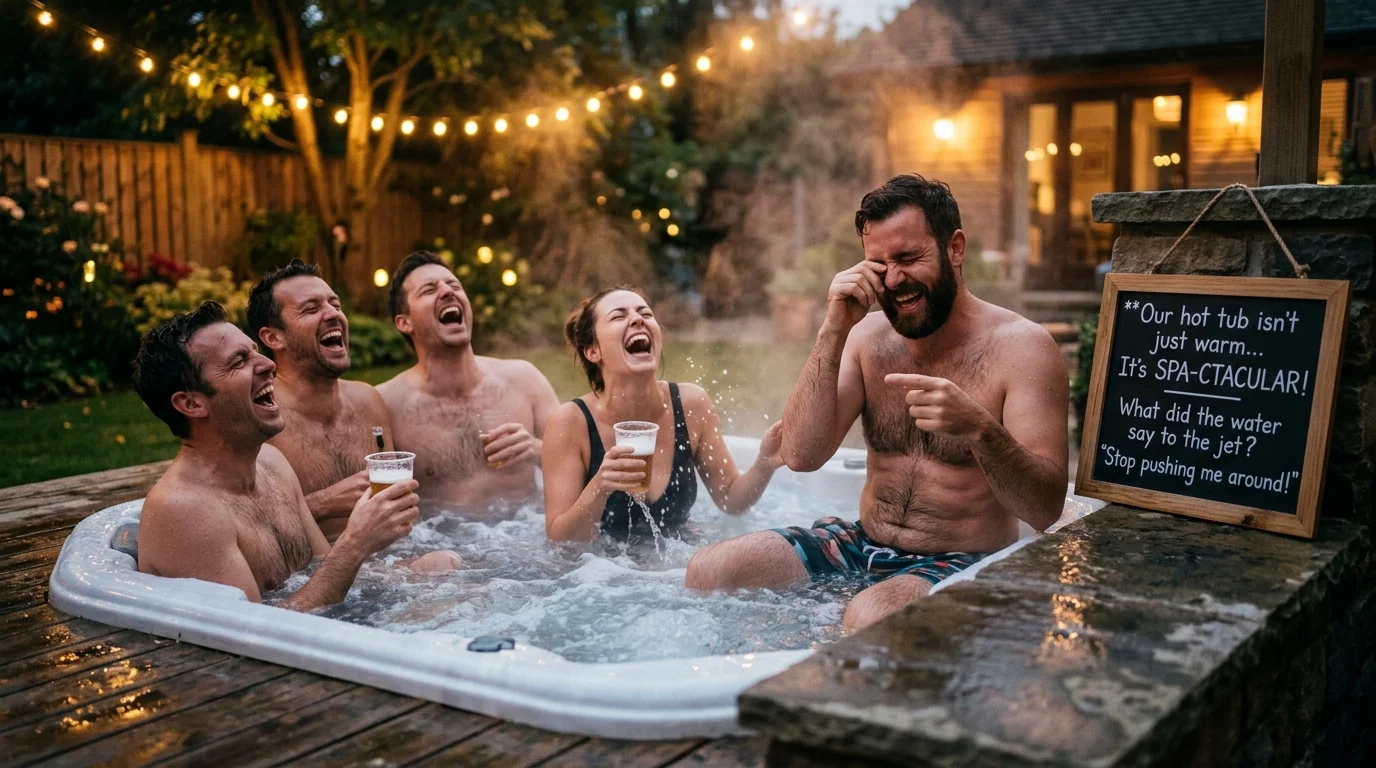 Hot Tub Wordplay Puns