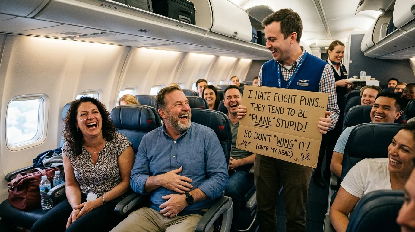 Light Edgy Flight Puns
