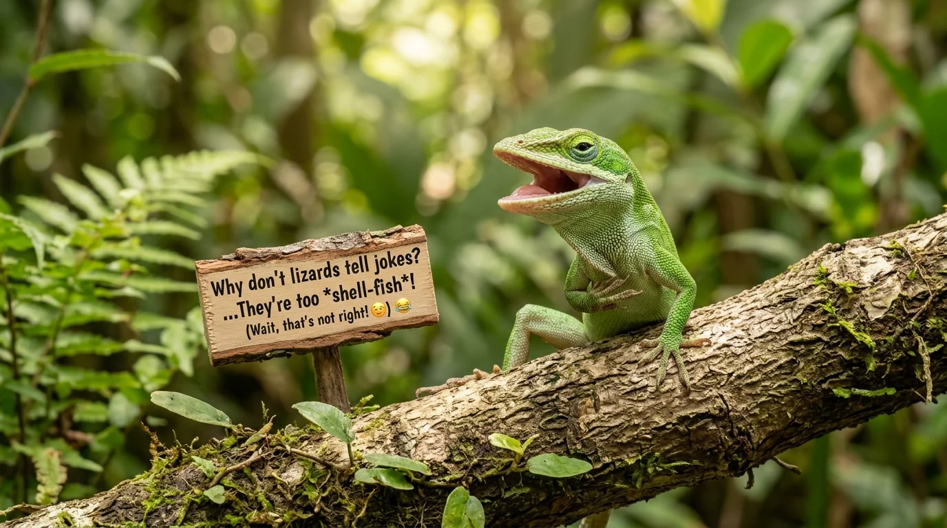 Slightly Silly Lizard Jokes