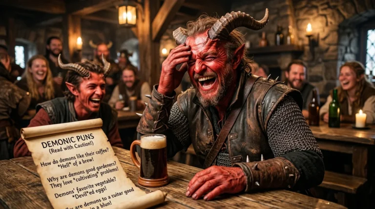 demon puns