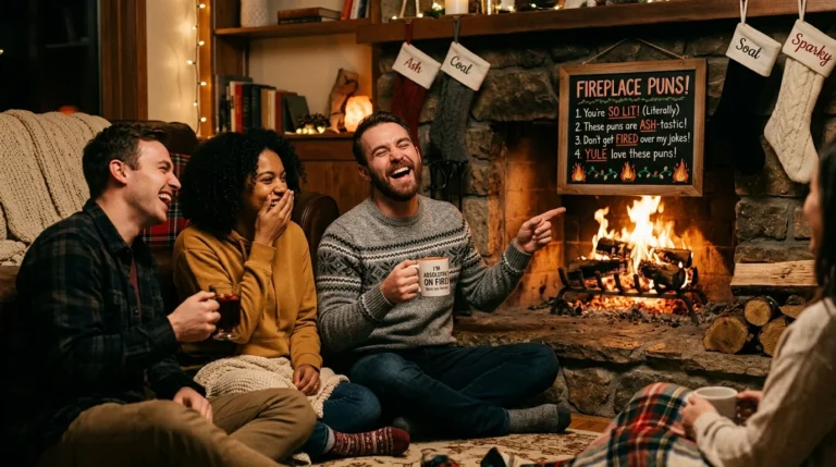 fireplace puns