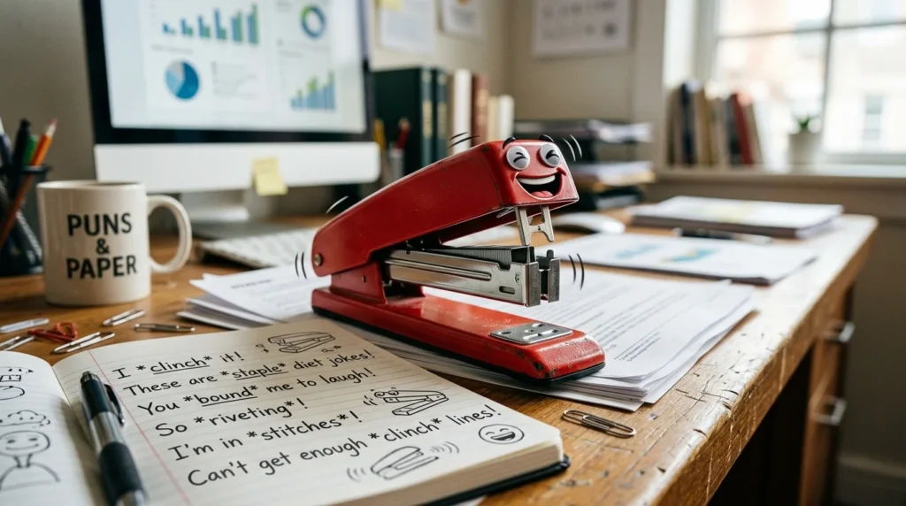 stapler puns