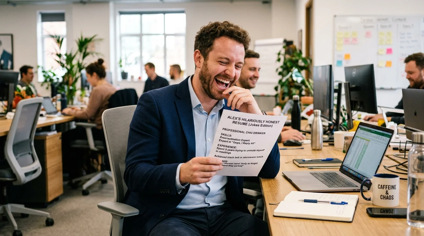 Lightly Savage Resume Jokes