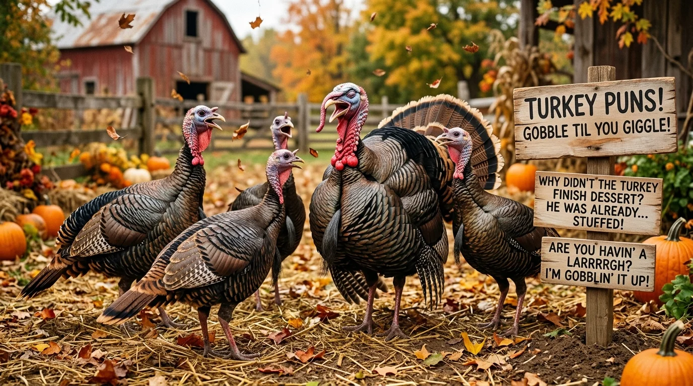 Short Gobble Puns