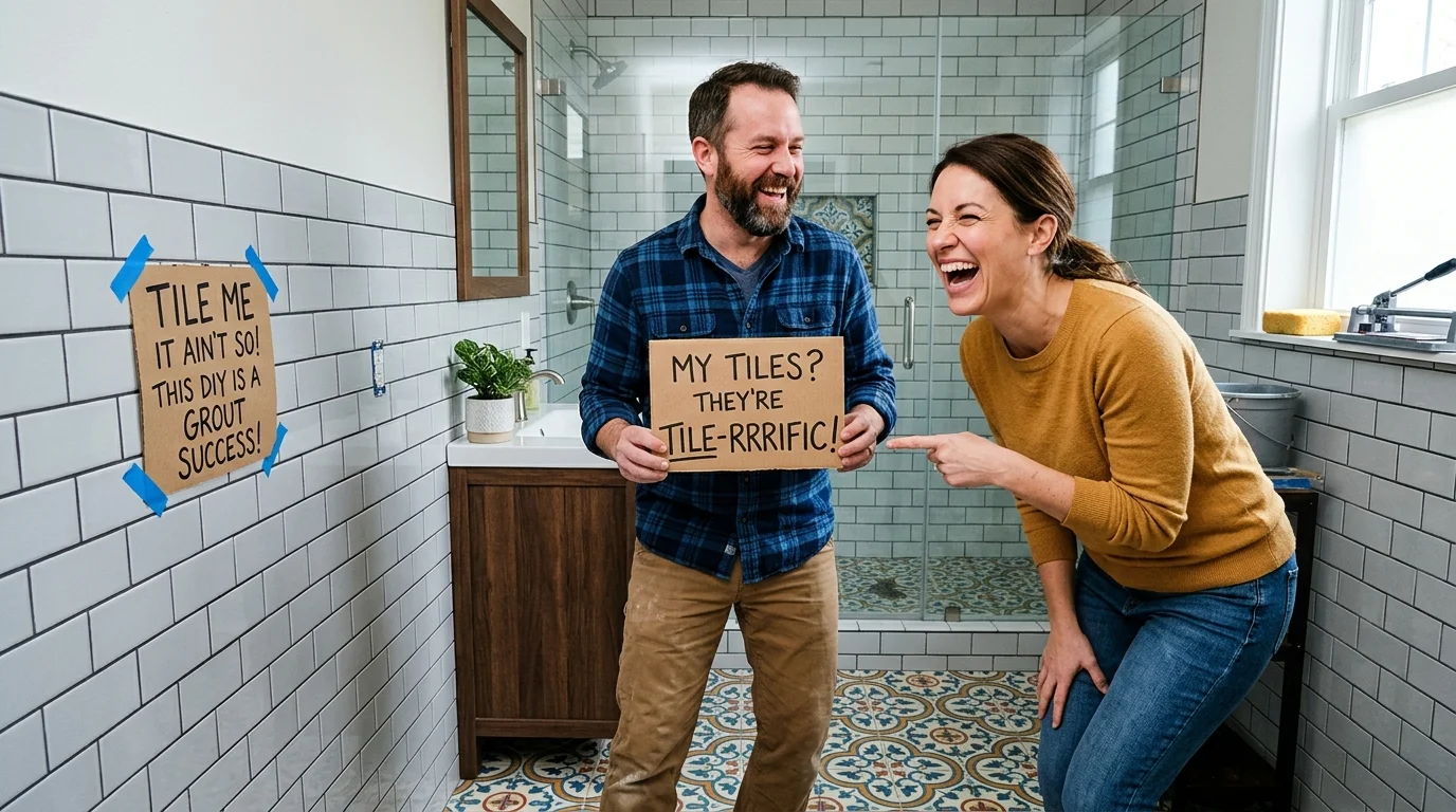 Short One-Liner Tile Puns