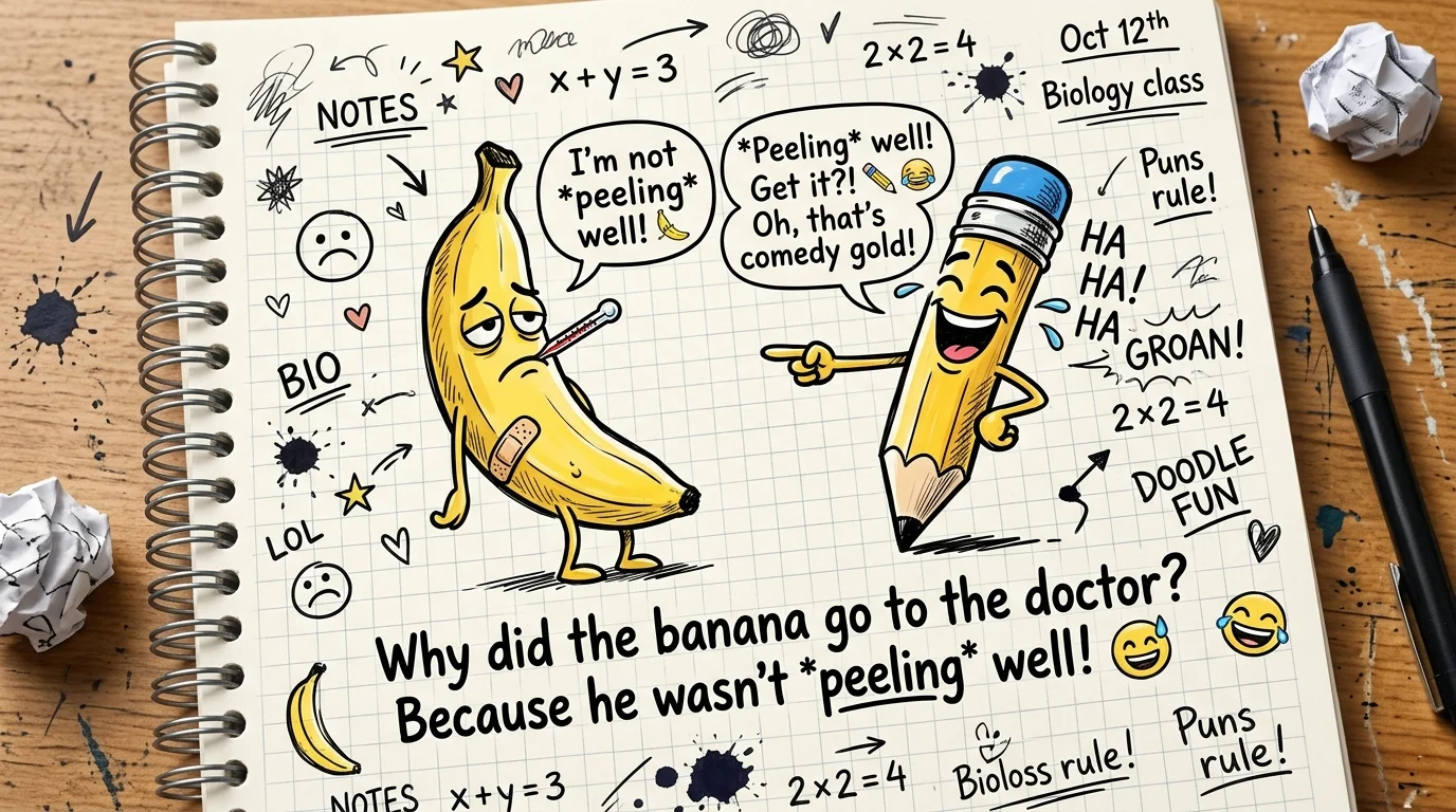 Slightly Edgy Doodle Puns