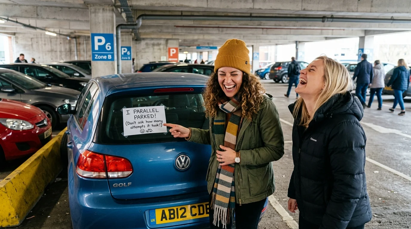 Social Media Parking Captions