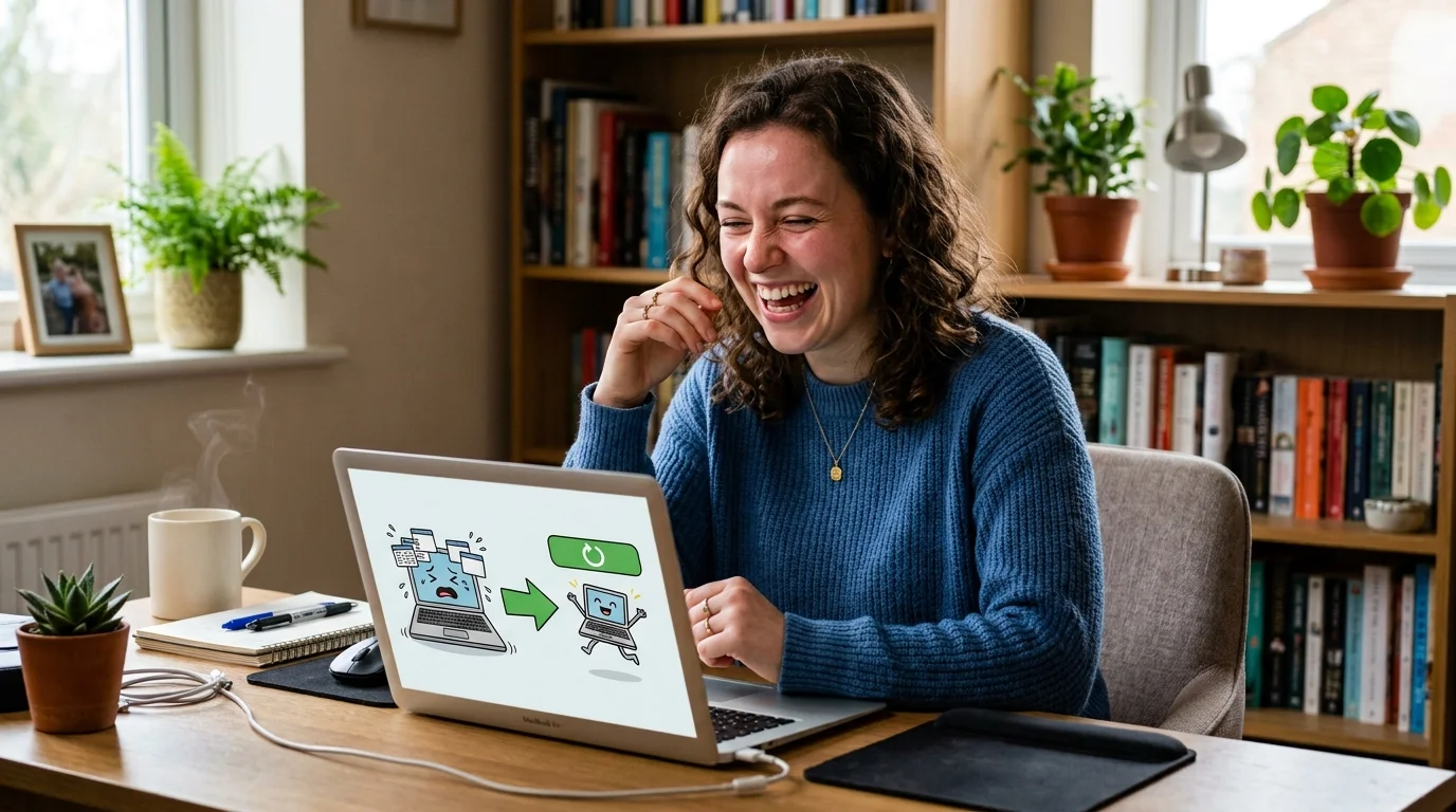 Clever Laptop Humor
