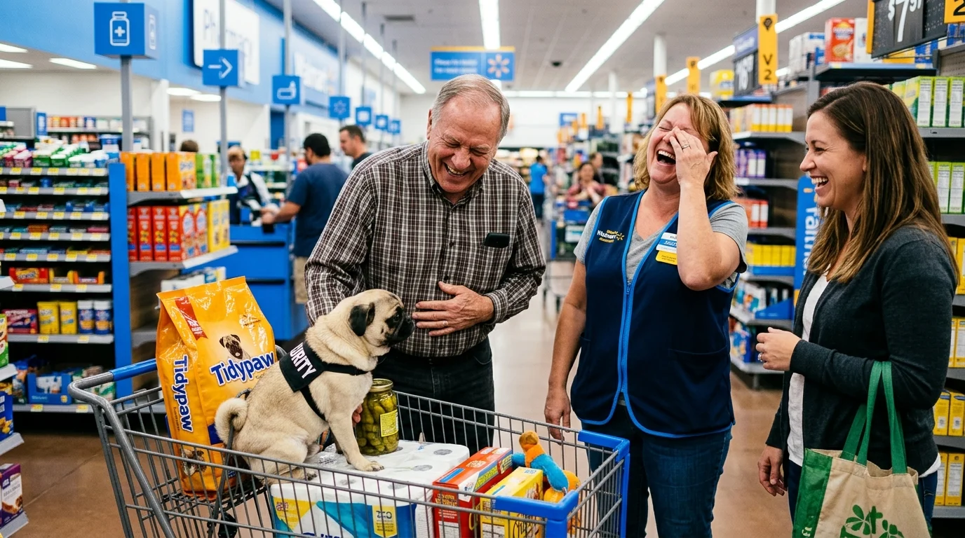 Kids in Walmart