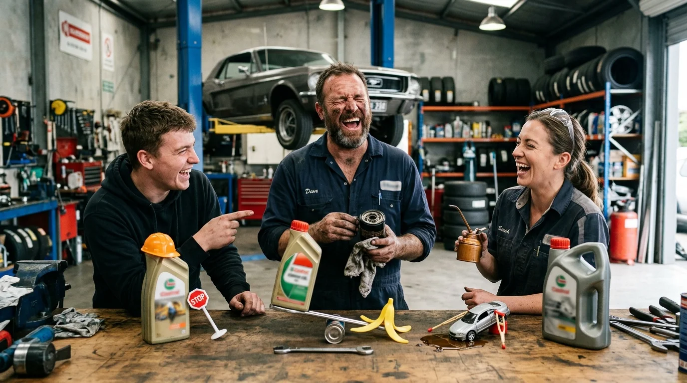 Motor Oil Puns One Liners