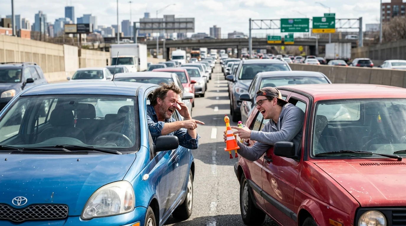Road Rage Puns One Liners