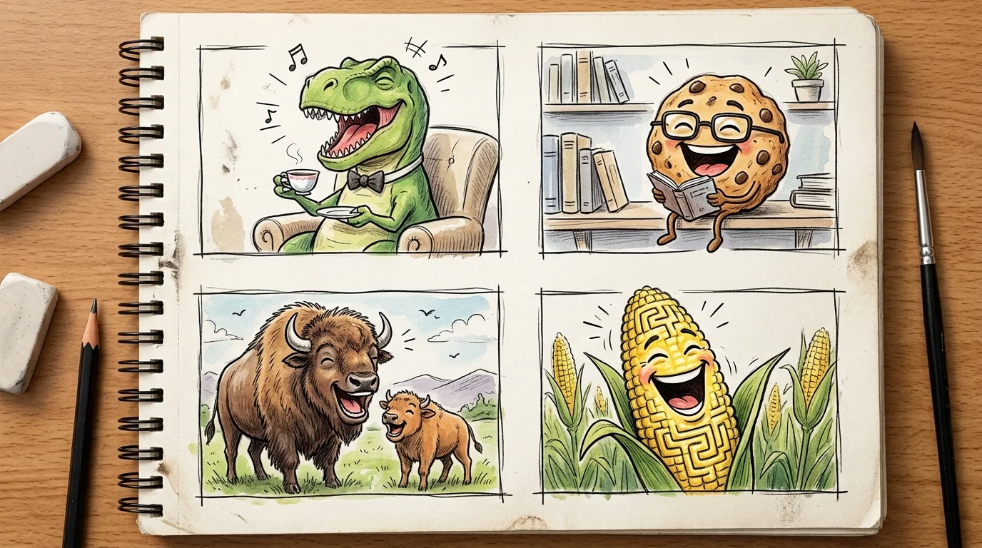 Social Media Doodle Puns