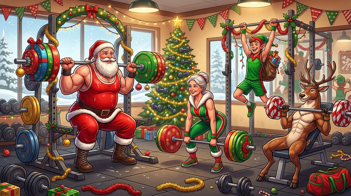 Flirty Christmas Workout Puns