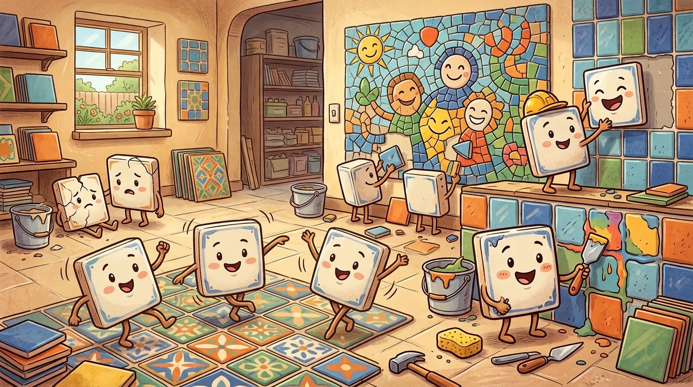 Flirty Tile Puns