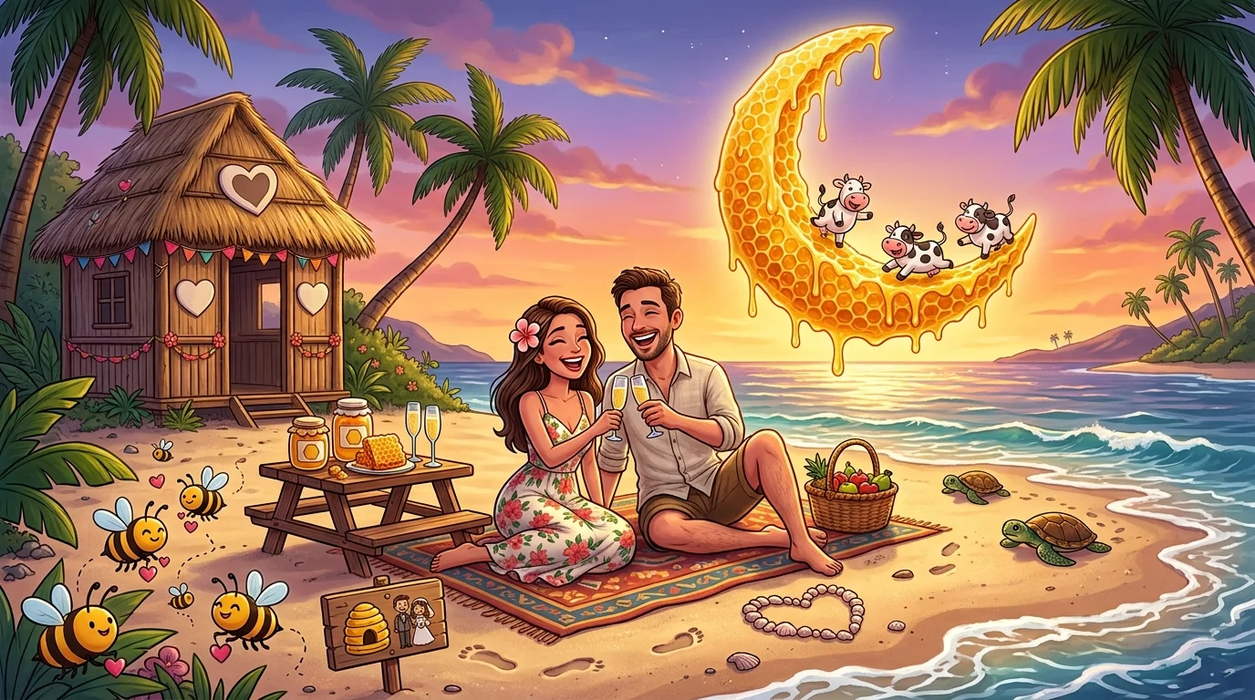 Short Honeymoon Captions