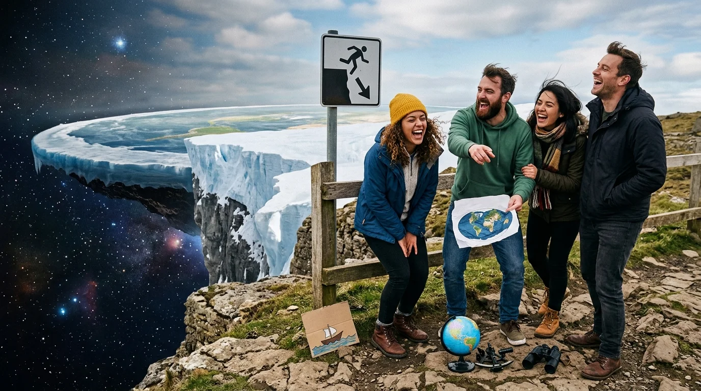 Smiling Friends Flat Earth